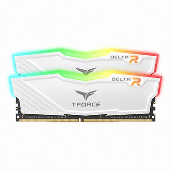 TeamGroup T-Force DDR4-3200 CL16 Delta RGB 화이트 패키지 서린
