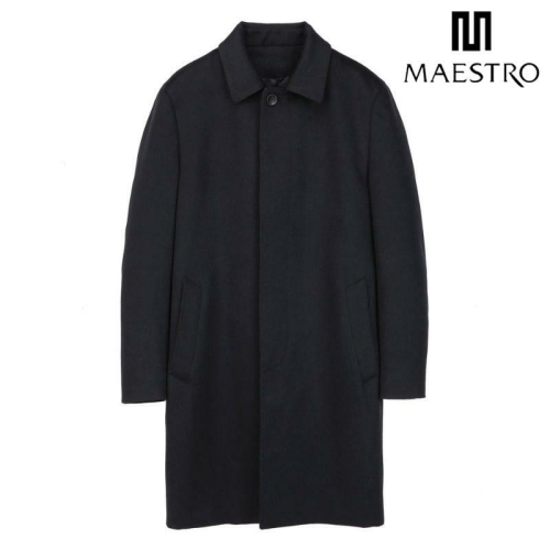 마에스트로 다크네이비 캐시미어 셋인 코트 MACO5D002N3