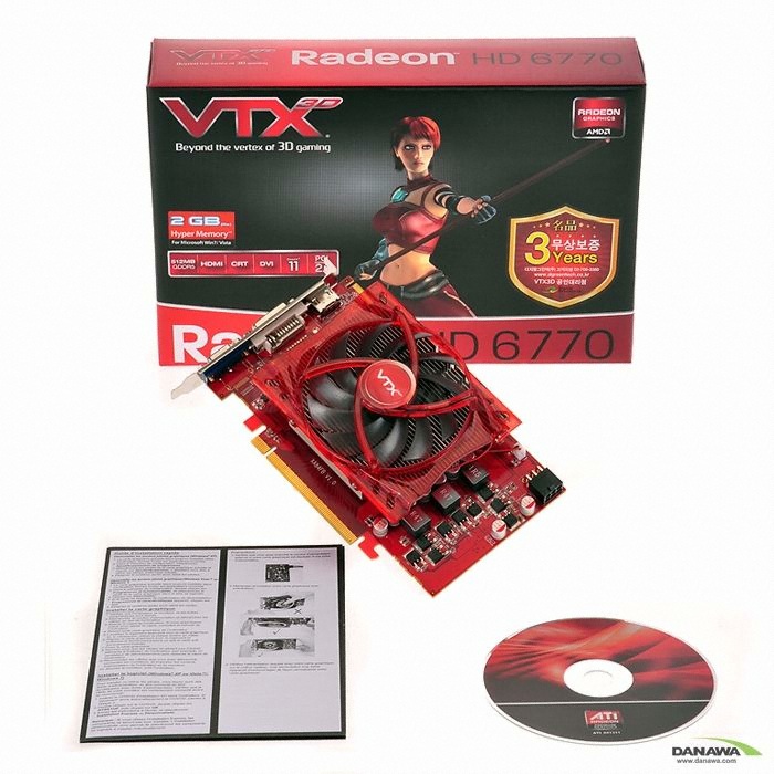 VTX3D 라데온 HD 6770 H D5 512MB_이미지