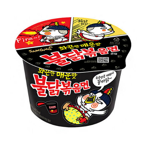 삼양식품 불닭볶음면 큰컵 105g이미지입니다. 누르면 해당 게시물로 새창이동합니다.