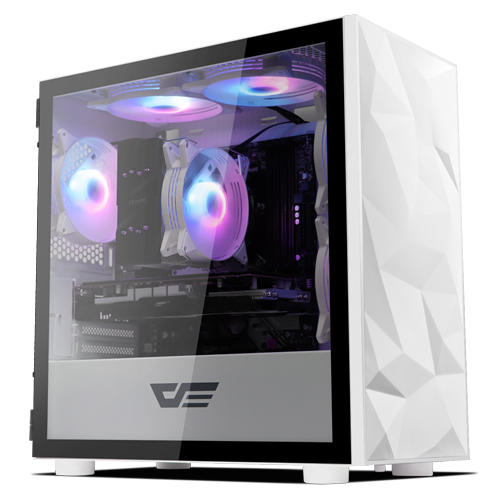 darkFlash DLM21 RGB 강화유리 (화이트)_이미지