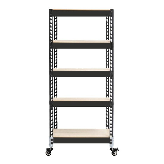 스피드랙 우레탄바퀴 5단 이동식 선반 800x500 (195cm(높이))_이미지