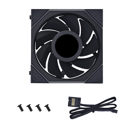 리안리 UNI FAN TL LCD 120 리버스 (블랙)_이미지