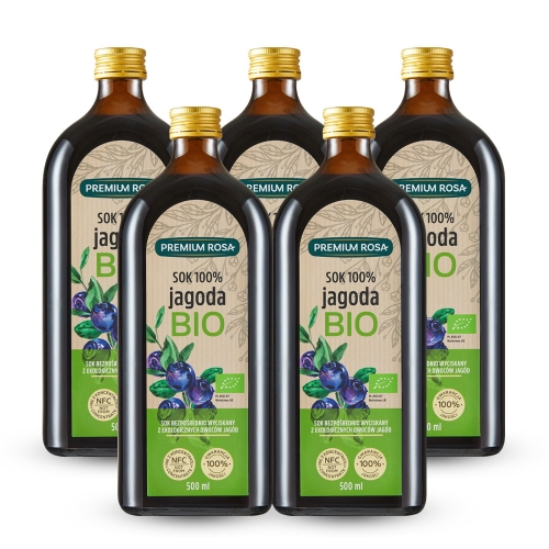  프리미엄로사 유기농 빌베리 원액 500ml[5개]