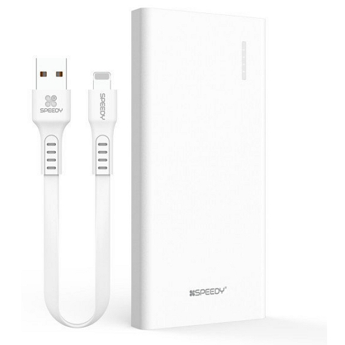 디엠케이코리아 SPEEDY 슬림 핏 보조배터리 SPE-PA10CPQ 10000mAh (8핀 케이블포함)_이미지