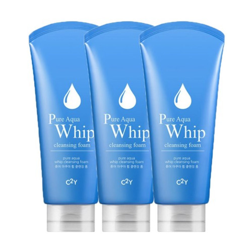 C2Y 내추럴 아일랜드 퓨어 아쿠아 휩 클렌징폼 220ml (3개)_이미지