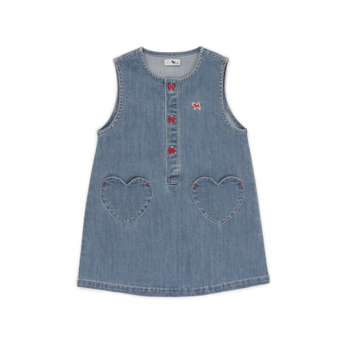  블루독베이비 와펜 데님 원피스 (46114-401-01)