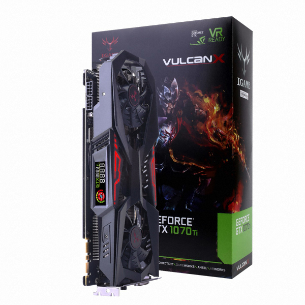 COLORFUL iGame ������ GTX1070 Ti VULCAN X D5 8GB