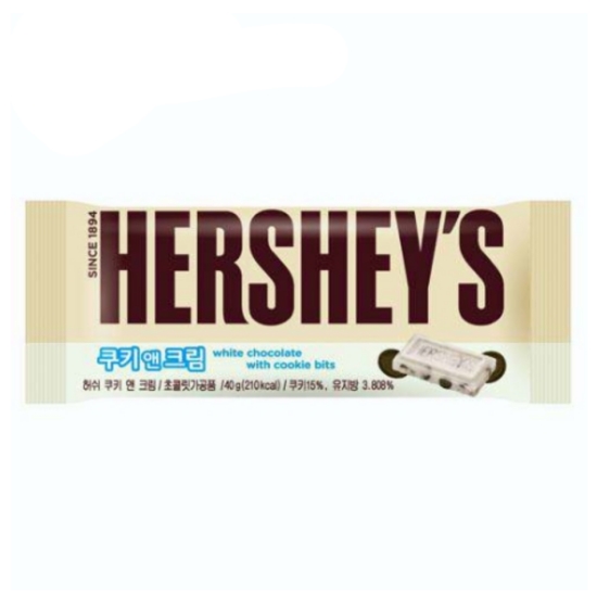 허쉬 쿠키앤크림 초콜릿 40g (1개)_이미지
