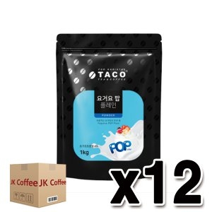 아이에스씨 타코 타코 요거요 팝 플레인 파우더 1kg 6개_이미지