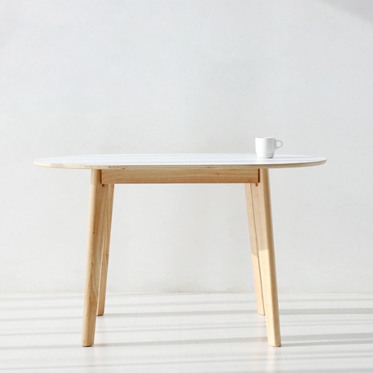 마켓비 RAMIRA 라운드형 HPL 식탁 1200 (W1075A의자2개)_이미지