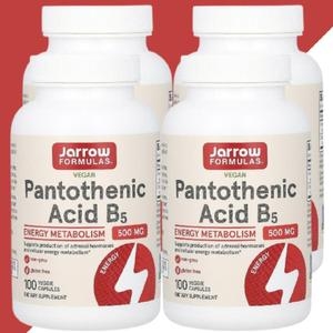 자로우포뮬러스 판토테산 B5 500mg 100캡슐 (4개)