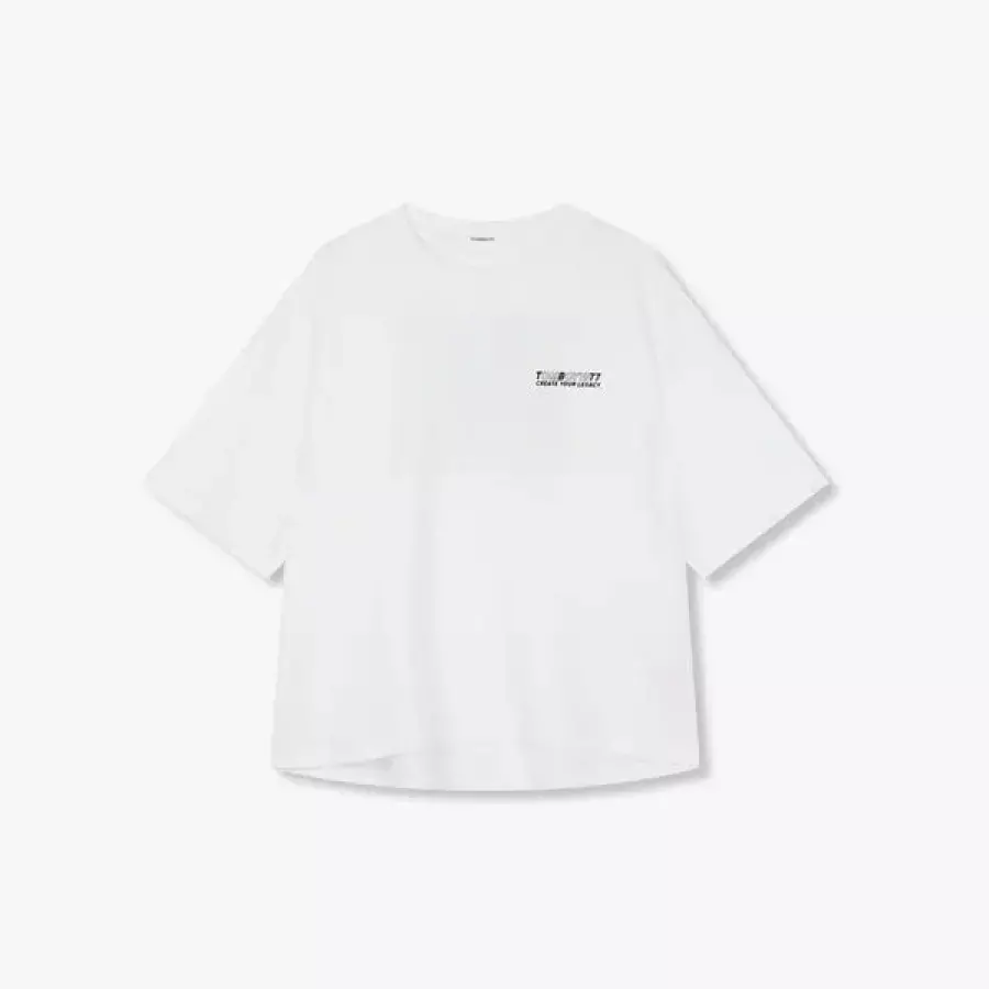 여성 유니크 레터링 반팔 티셔츠9176222994