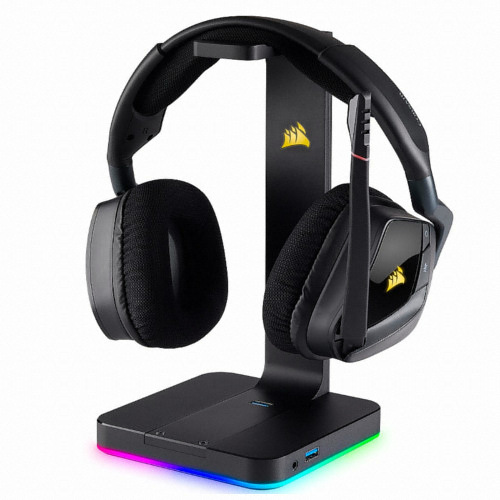 CORSAIR ST100 RGB 프리미엄 헤드셋 거치대 (해외구매)_이미지
