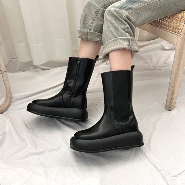 부티 봄신상 여자롱부츠 롱구두 부츠힐 봄여자신발 WD39928