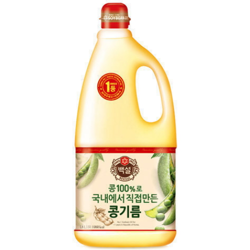 CJ제일제당 백설 콩기름 1.8L (1개)