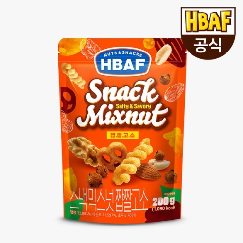 HBAF 스낵믹스넛 짭짤고소 200g (1개)_이미지