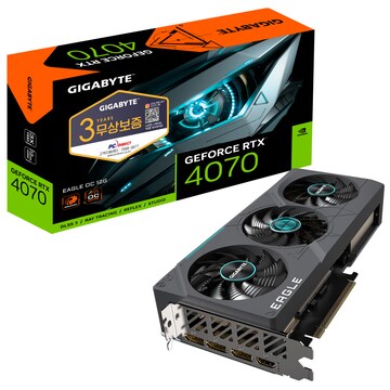 GIGABYTE 지포스 RTX 4070 EAGLE OC D6X 12GB 피씨디렉트