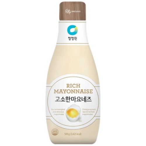 청정원 고소한 마요네즈 500g이미지입니다. 누르면 해당 게시물로 새창이동합니다.