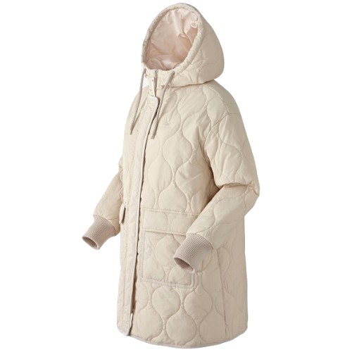 롱기장 물결 퀼팅자켓 NBNQC4W832