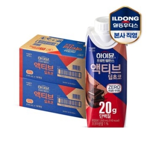 일동후디스 하이뮨 프로틴 밸런스 액티브 딥초코 제로 250ml (36개)_이미지