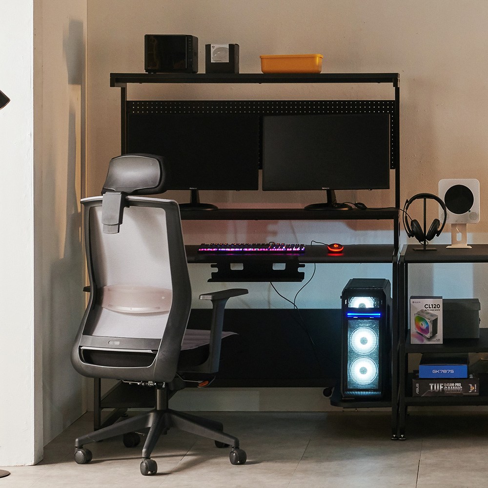 상도가구 프로몬스터 확장형 게이밍 책상 (1200x700)_이미지