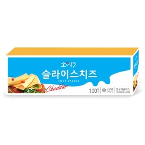 <b>동원</b>F&B 소와나무 체다 슬라이스치즈 100매 1.8kg