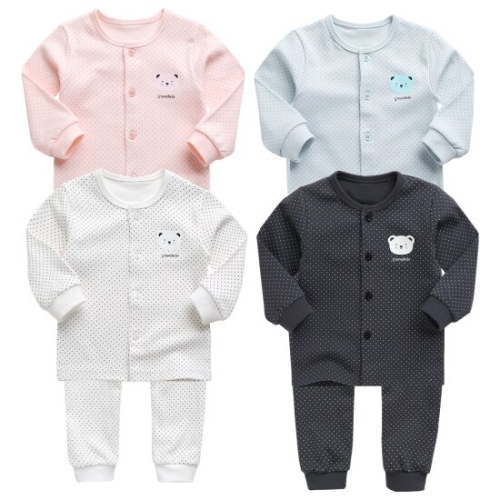 한파대비 아기겨울준비 출산 스몰도트 보온내의