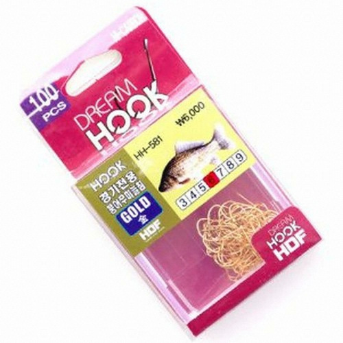 해동조구사 HDF HH-581 드림훅 경기전용 붕어 무미늘침 100이미지입니다. 누르면 해당 게시물로 새창이동합니다.