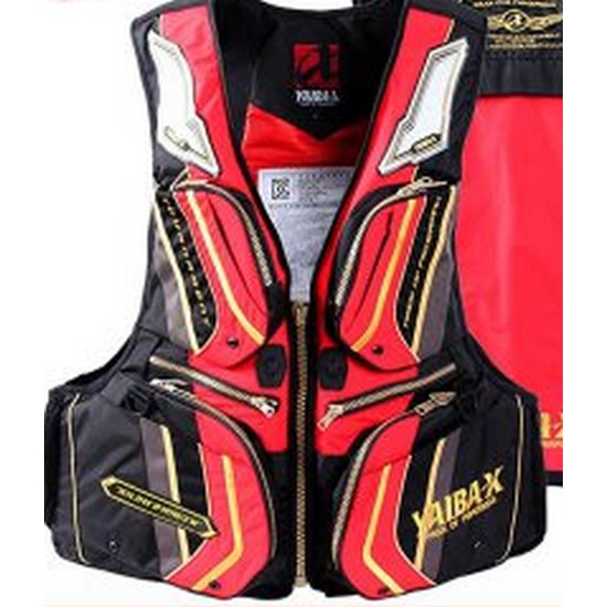 야이바엑스 YFV-4 토너먼트 낚시조끼 (레드)