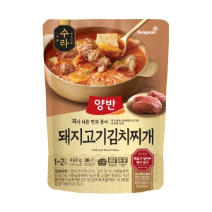 동원F&B 양반 수라 돼지고기 김치찌개 460g (2개)_이미지