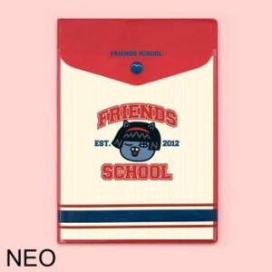 카카오프렌즈 프렌즈스쿨 컬러멀티포켓 노트