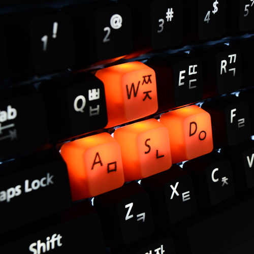 Bless ZIO DT40 LED USB 기계식 키보드 (청축)_이미지