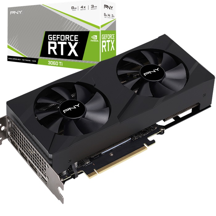 PNY 지포스 RTX 3060 Ti VERTO D6X 8GB Dual 제이씨현_이미지