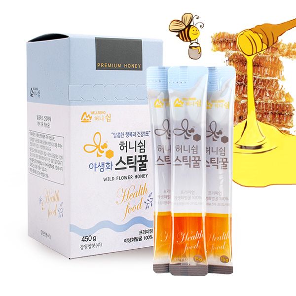 강원양봉 허니쉼 야생화 스틱꿀 30포이미지입니다. 누르면 해당 게시물로 새창이동합니다.