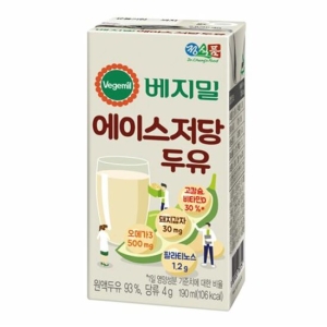 정식품 베지밀 에이스 저당두유 190ml (48개)