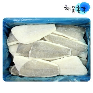 해물총각 이유식에 좋은 흰살생선 순살가자미 튀김 구이용 10kg (1개)_이미지
