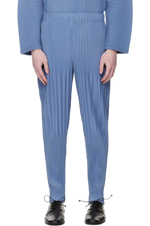  이세이미야케 Homme Plisse Issey Miyake 남성 블루 먼슬리 컬러 페브러리 슬랙스 261729M191054