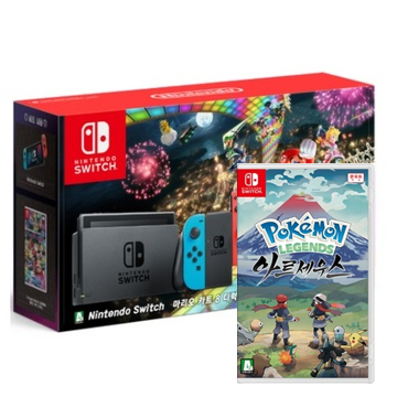 Nintendo 닌텐도 스위치 마리오 카트 8 디럭스 세트 1인용 게임 패키지 (포켓몬 레전드 아르세우스)