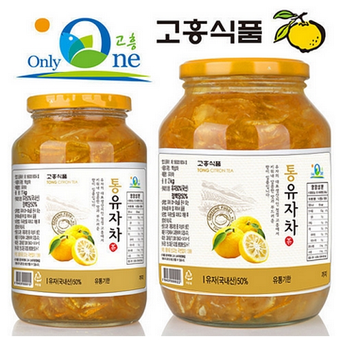 고흥식품 통유자차 1kg (1개)_이미지