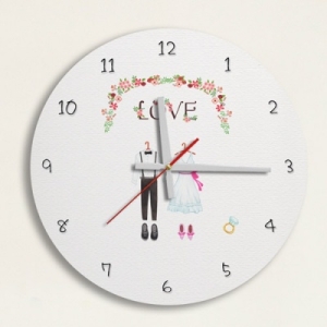 꾸밈 cs210-웨딩인테리어벽시계_이미지