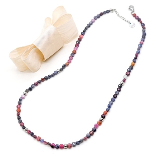 그레이스켈리 루비 사파이어 원석 목걸이 NK1202