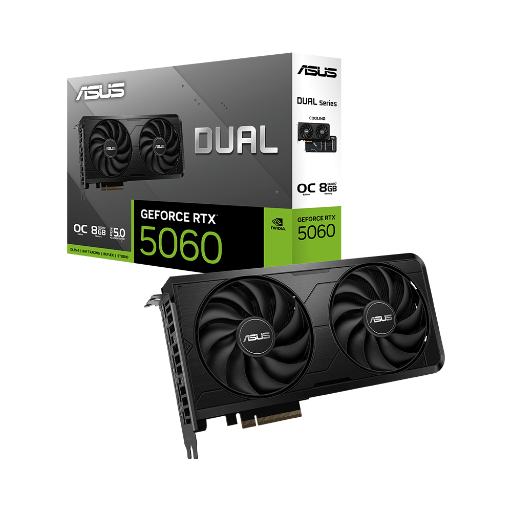 ASUS DUAL 지포스 RTX 5060 EVO OC D7 8GB 인텍앤컴퍼니_이미지
