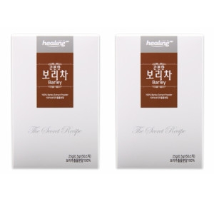 찬물 보리차 분말 50스틱 2박스 가루 스틱 개별포장