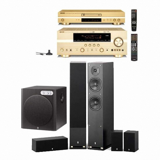 야마하 NS-7900(YST-RSW300) + DVD-S1700 + 야마하 AV리시버 (RX-V861)_이미지