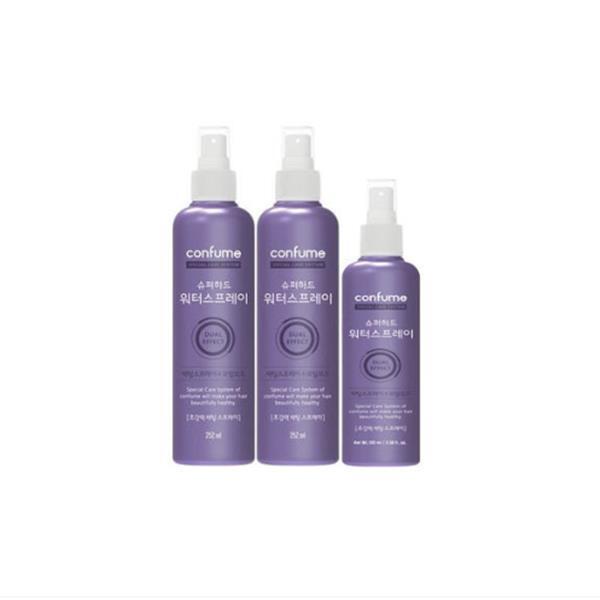  과일나라 컨퓸 슈퍼하드 워터 스프레이 252ml+100ml [252ml 2개+100ml 1개]