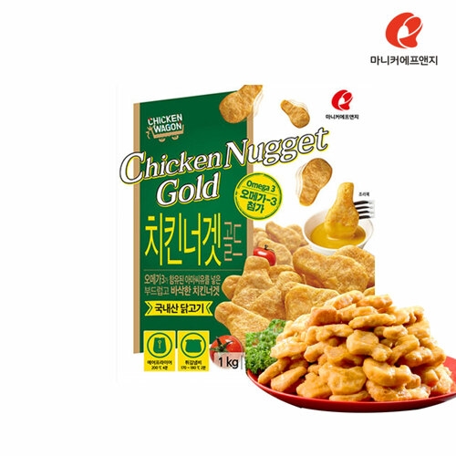 마니커에프앤지 치킨너겟골드 1kg (1개)_이미지