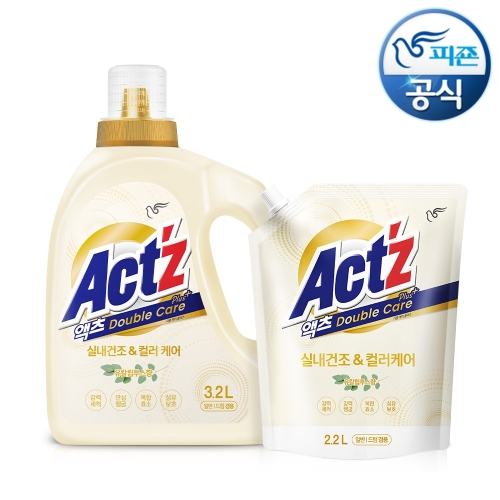 액츠 더블케어 플러스 3.2L + 리필 2.2L (본품1개+리필1개)_이미지