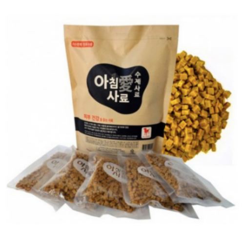 에이티바이오 아침애 수제사료 피부건강 3kg (1개)_이미지