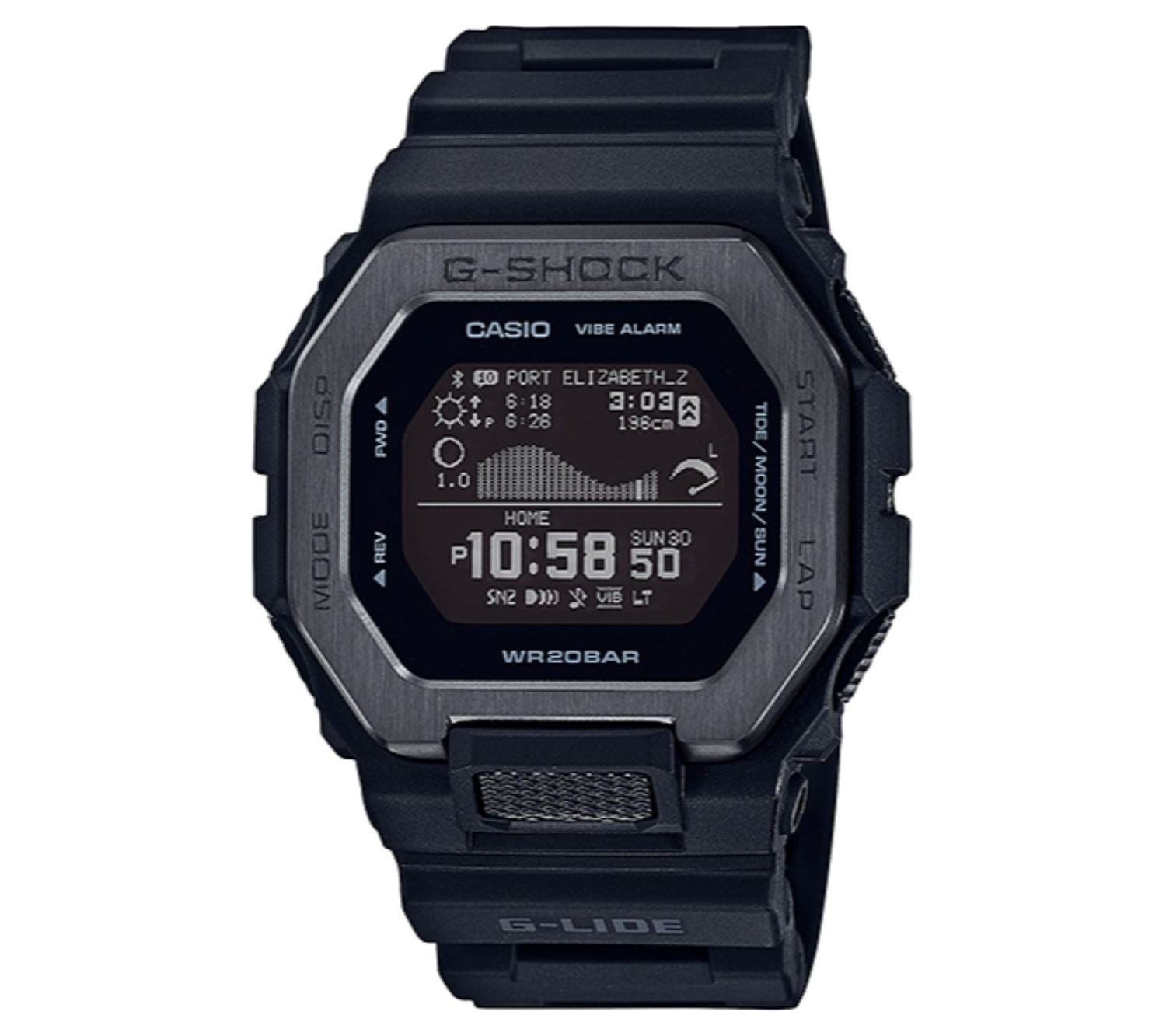 G-SHOCK GBX-100NS-1DR JS Night Black Metalic Bezel ������ ���ϸ� ��ġ LE1221655601